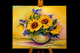 Sonnenblumen in der Vase - ID Nummer: 278680